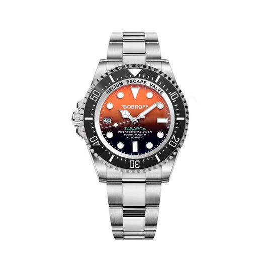 Bobroff Silver Stainless Steel Watch $2256.00 Bobroff Luzworld