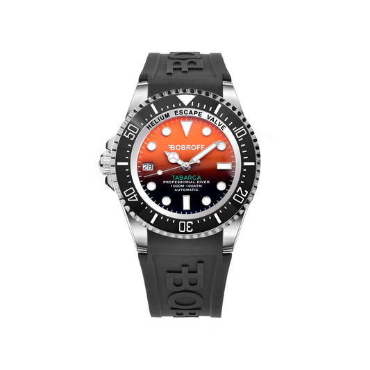 Bobroff Black Rubber Watch $2244.00 Bobroff Luzworld