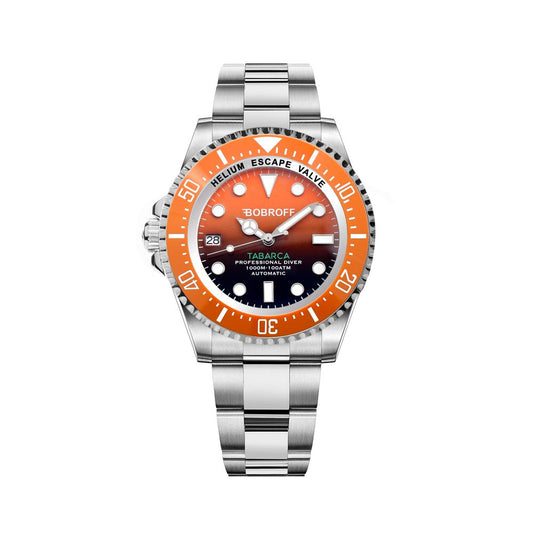 Bobroff Silver Stainless Steel Watch $2244.00 Bobroff Luzworld