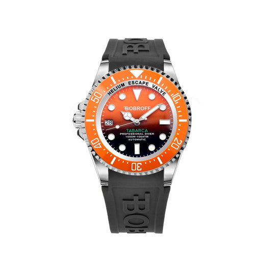 Bobroff Black Rubber Watch $2244.00 Bobroff Luzworld