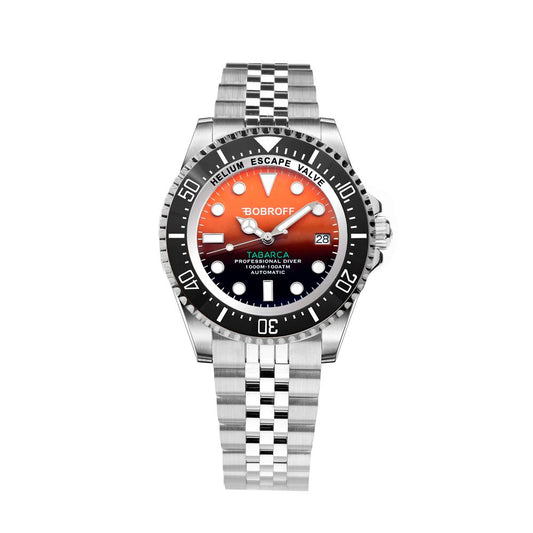 Bobroff Silver Stainless Steel Watch $2244.00 Bobroff Luzworld