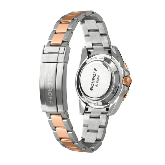 Bobroff Silver Stainless Steel Watch $2088.00 Bobroff Luzworld