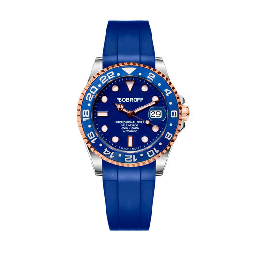Bobroff Black Rubber Watch $2088.00 Bobroff Luzworld