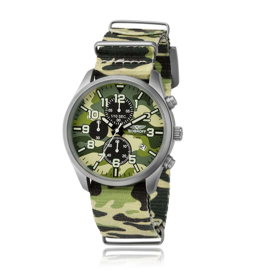 Bobroff Army Nylon Watch $567.00 Bobroff Luzworld