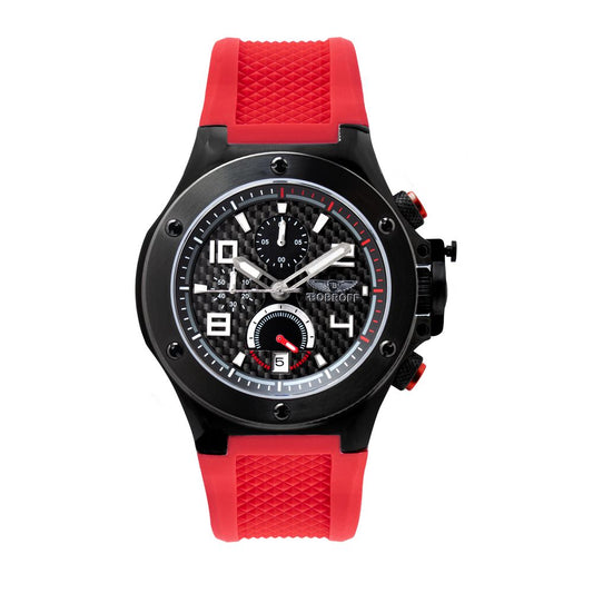 Bobroff Red Rubber Watch $771.00 Bobroff Luzworld