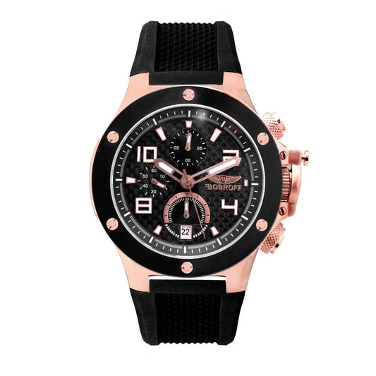 Bobroff Black Rubber Watch $771.00 Bobroff Luzworld
