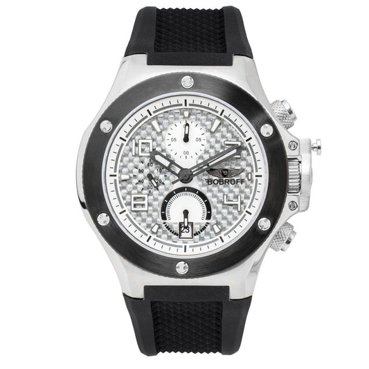 Bobroff Black Rubber Watch $771.00 Bobroff Luzworld