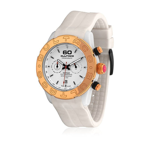 Bultaco White Rubber Watch $563.00 Bultaco Luzworld
