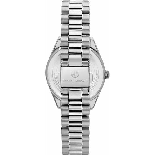 Chiara Ferragni Silver Stainless Steel Watch $281.00 Chiara Ferragni Luzworld