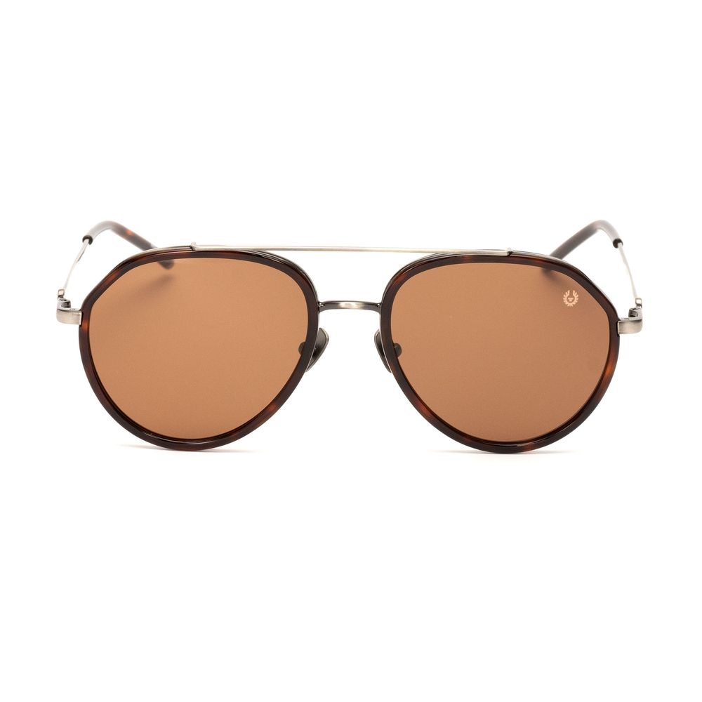 Belstaff Brown Titanium Sunglasses $682.00 Belstaff Luzworld