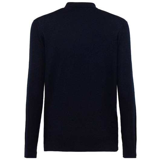Alpha Studio Blue Cotton Shirt $273.00 Alpha Studio Luzworld