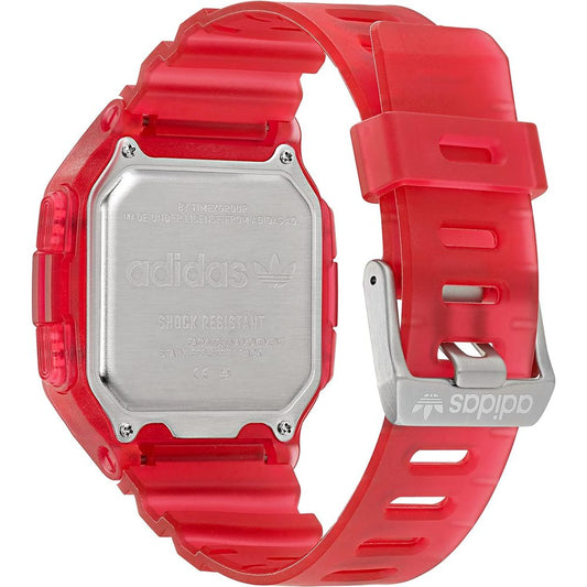Adidas Red Resin Watch $190.00 Adidas Luzworld