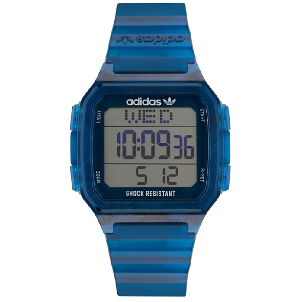 Adidas Blue Resin Watch $190.00 Adidas Luzworld