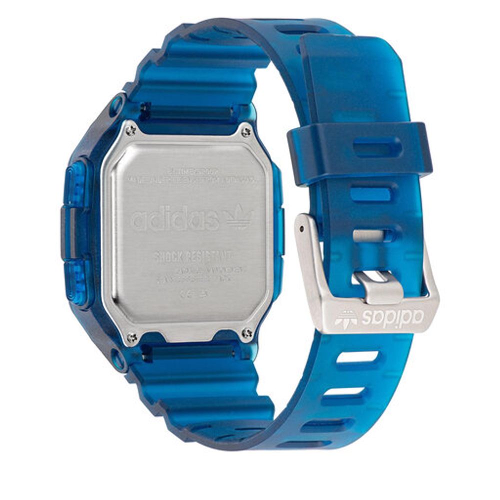 Adidas Blue Resin Watch $190.00 Adidas Luzworld