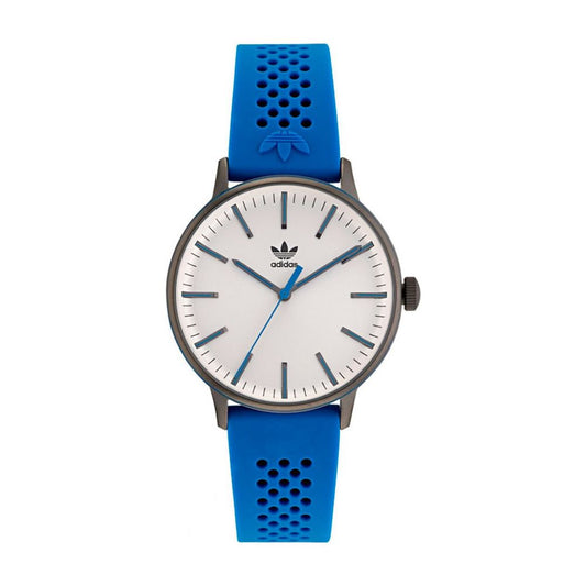 Adidas Blue Rubber Watch $223.00 Adidas Luzworld