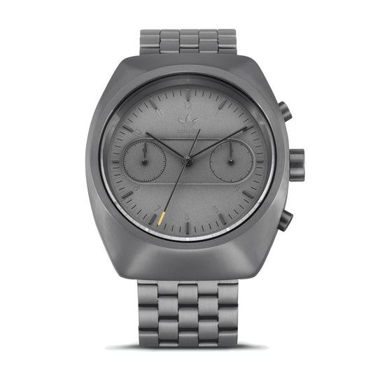Adidas Gray Stainless Steel Watch $282.00 Adidas Luzworld