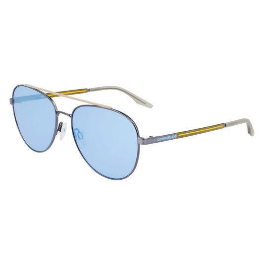 Converse Gray Metal Sunglasses $192.00 Converse Luzworld