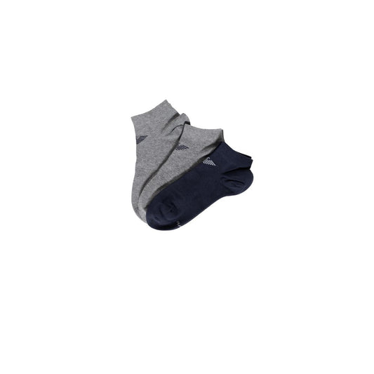 Emporio Armani Underwear Blue Cotton Sock $106.00 Emporio Armani Underwear Luzworld