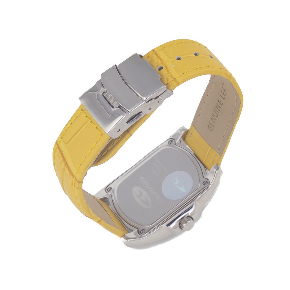 Chronotech Yellow Leather Watch $174.00 Chronotech Luzworld