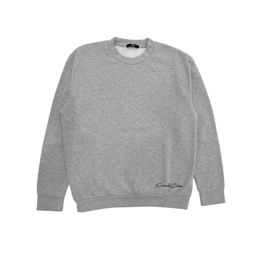 Cavalli Class Gray Cotton Women Hoodie