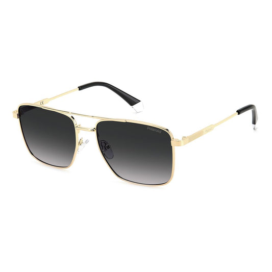 Polaroid Gold Metal Sunglasses $166.00 Polaroid Luzworld