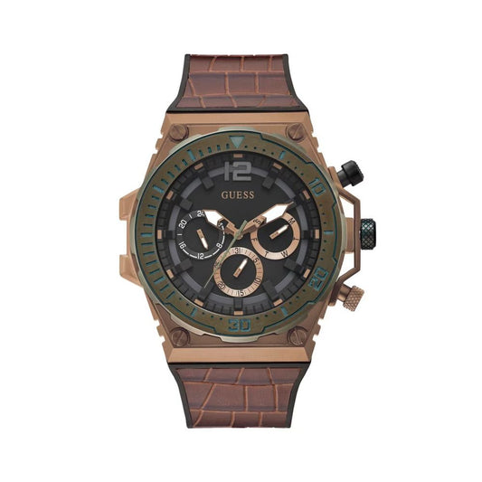Guess Brown Synthetic Watch $570.00 Guess Luzworld