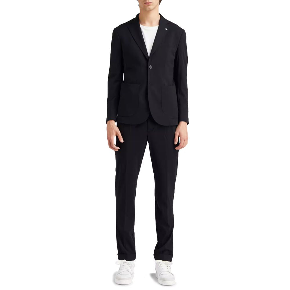 AT.P.CO Blue Nylon Men Suit $753.00 AT.P.CO Luzworld