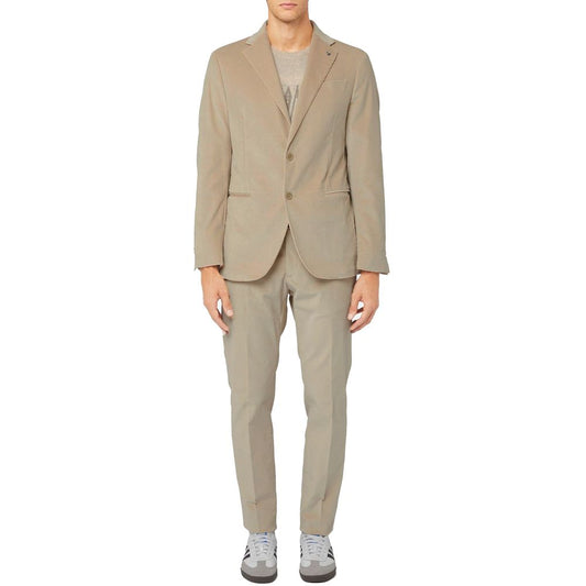 AT.P.CO Beige Cotton Men Suit $726.00 AT.P.CO Luzworld
