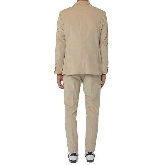 AT.P.CO Beige Cotton Men Suit $726.00 AT.P.CO Luzworld