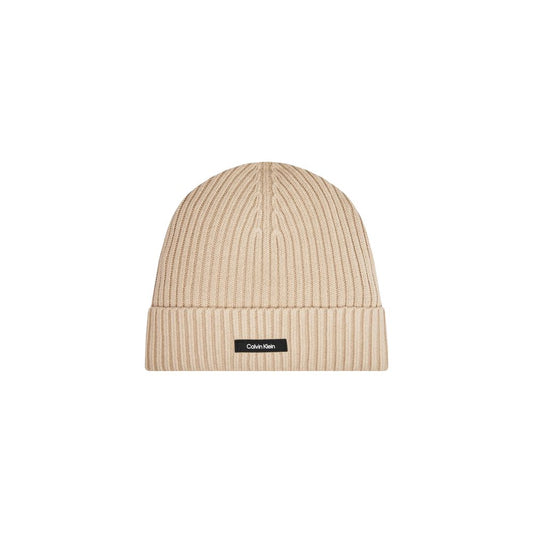 Calvin Klein Beige Organic Cotton Caps Baseball Hat $137.00 Calvin Klein Luzworld