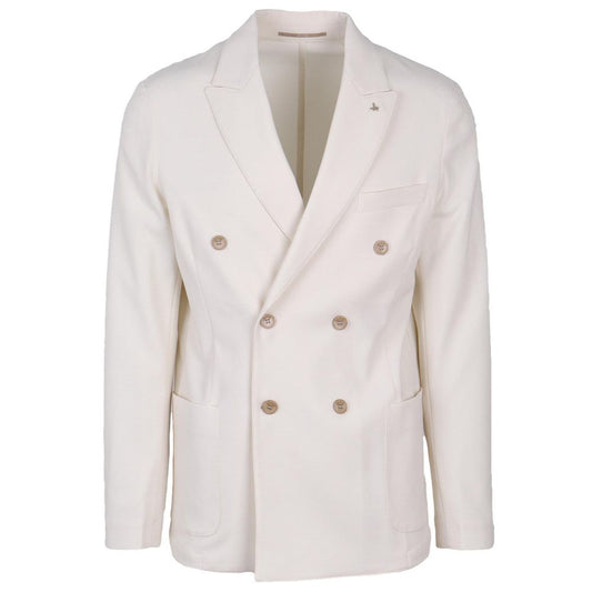AT.P.CO White Polyester Blazer $554.00 AT.P.CO Luzworld