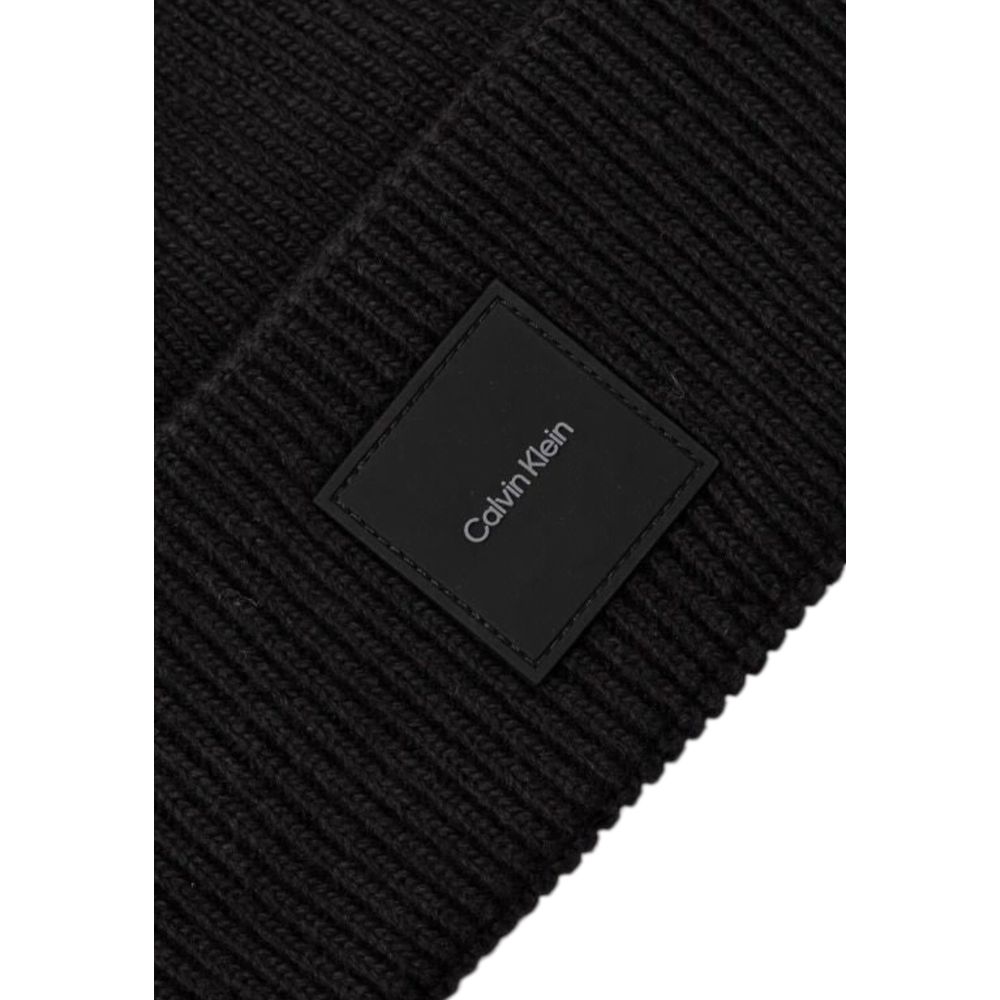 Calvin Klein Black Organic Cotton Caps Baseball Hat $151.00 Calvin Klein Luzworld