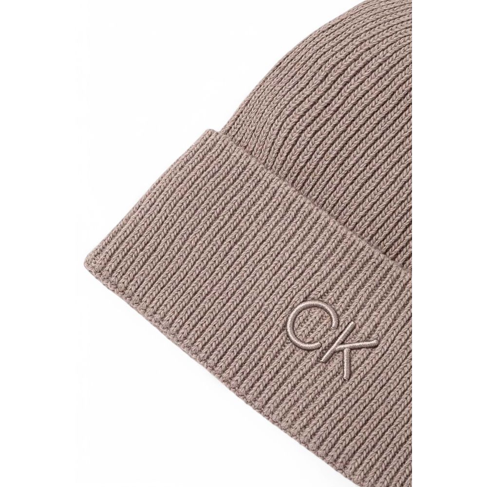 Calvin Klein Beige Organic Cotton Caps Baseball Hat $137.00 Calvin Klein Luzworld