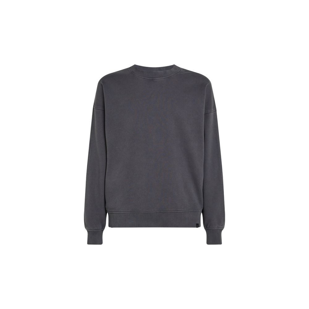Calvin Klein Jeans Gray Cotton Sweatshirt $210.00 Calvin Klein Jeans Luzworld