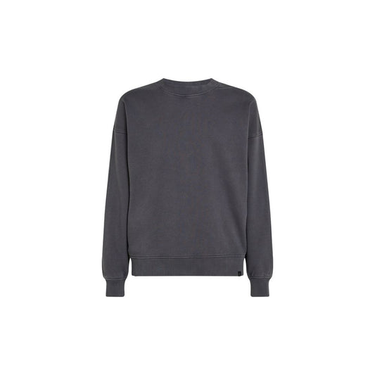 Calvin Klein Jeans Gray Cotton Sweatshirt $210.00 Calvin Klein Jeans Luzworld