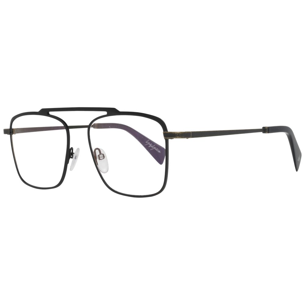 Yohji Yamamoto Black Men Glasses Frame $1116.00 Yohji Yamamoto Luzworld
