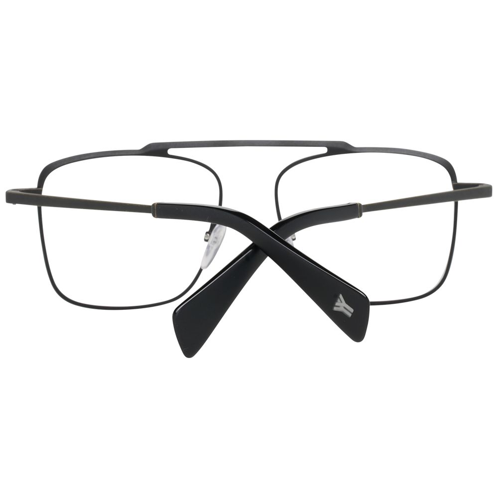 Yohji Yamamoto Black Men Glasses Frame $1116.00 Yohji Yamamoto Luzworld