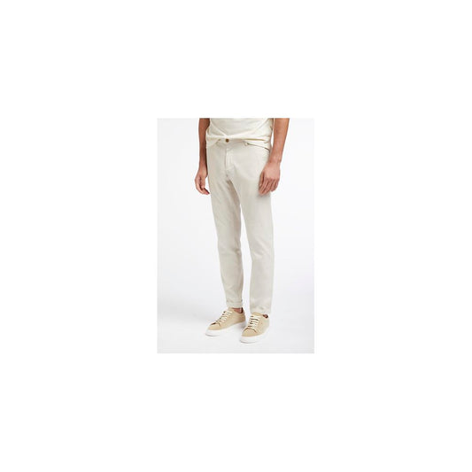 AT.P.CO Beige Cotton Men's Pant $217.00 AT.P.CO Luzworld