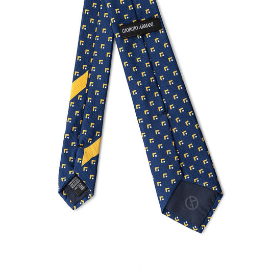 Giorgio Armani Blue Silk Ties & Bowty $263.00 Giorgio Armani Luzworld