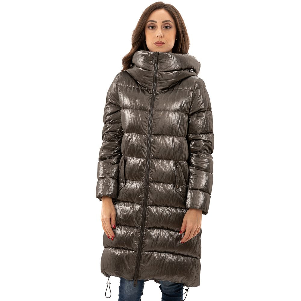 Herno Silver Viscose Jackets & Coat $1265.00 Herno Luzworld