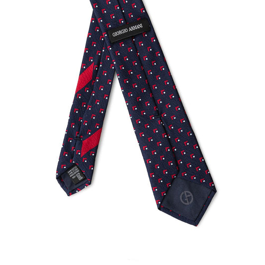 Giorgio Armani Blue Silk Ties & Bowty $263.00 Giorgio Armani Luzworld