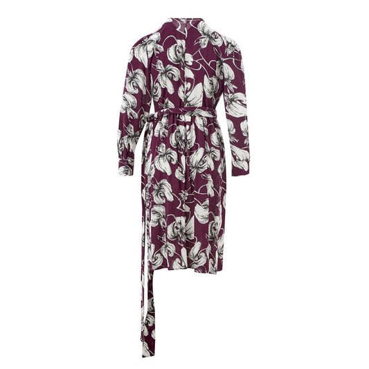 Lardini Elegant Purple Viscose Dress $1115.00 Lardini Luzworld