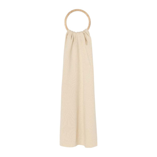 Calvin Klein Cream Recycled Polyester Scarf $168.00 Calvin Klein Luzworld