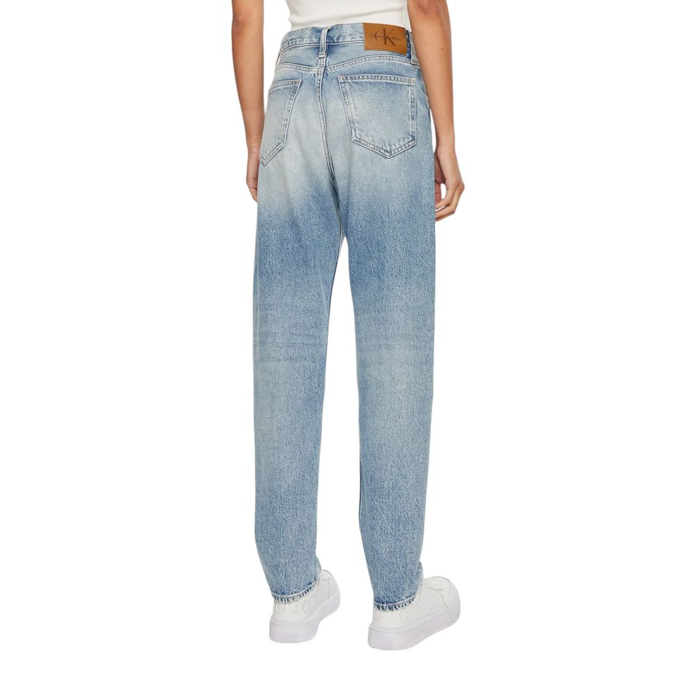 Calvin Klein Jeans Light Blue Cotton Slim Fit Jean
