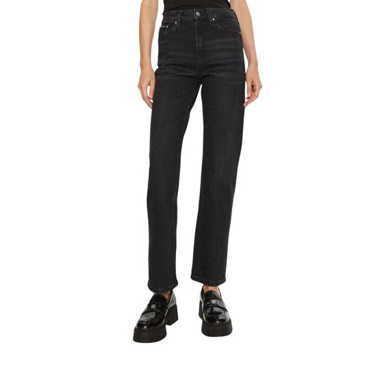 Calvin Klein Jeans Black Cotton Mom Jean $188.00 Calvin Klein Jeans Luzworld