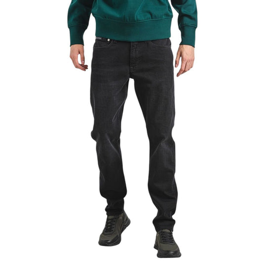 Calvin Klein Jeans Black Cotton Slim Fit Jean $245.00 Calvin Klein Jeans Luzworld