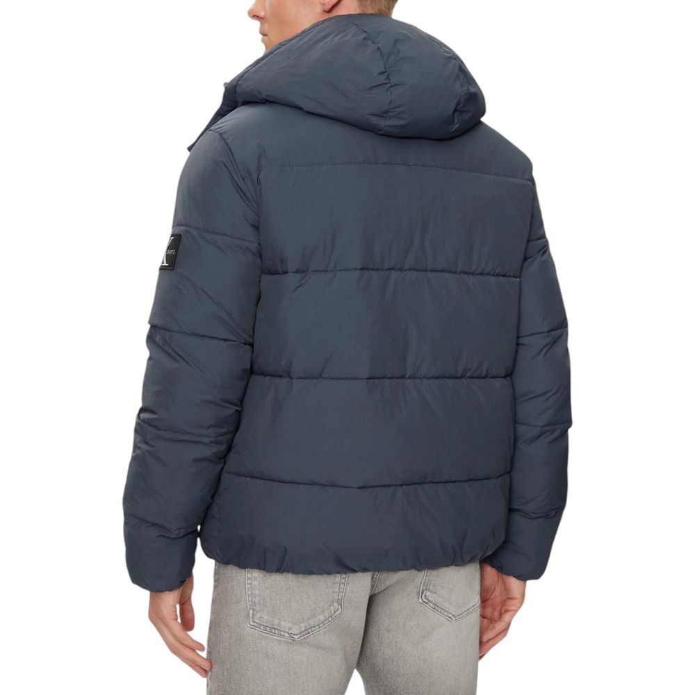 Calvin Klein Jeans Blue Polyamide Jackets & Coat