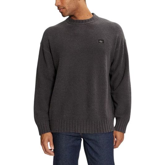 Calvin Klein Jeans Gray Cotton Sweater $232.00 Calvin Klein Jeans Luzworld