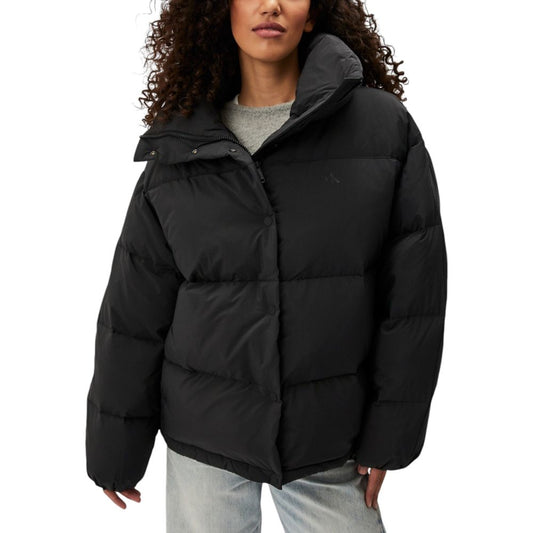 Calvin Klein Jeans Black Polyester Jackets & Coat $625.00 Calvin Klein Jeans Luzworld