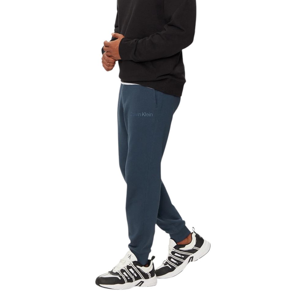 Calvin Klein Jeans Blue Cotton Joggers Workout Pant $177.00 Calvin Klein Jeans Luzworld